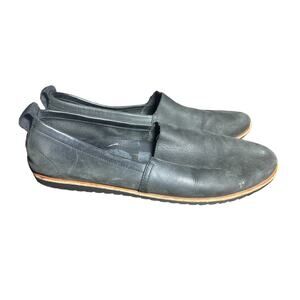 Sorel Black Ella Slip-On Shoes Sz 10 M Round Toe Comfort Flats Loafer